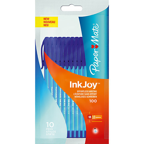 Ручка шариковая Paper mate "Inkjoy" 10 шт., синяя от Paper mate
