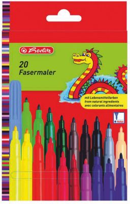 Herlitz Фломастеры, 2мм, 20шт