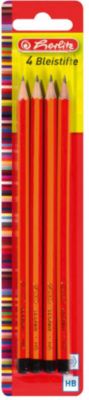 Herlitz Карандаши чернографитные, НВ, 4шт