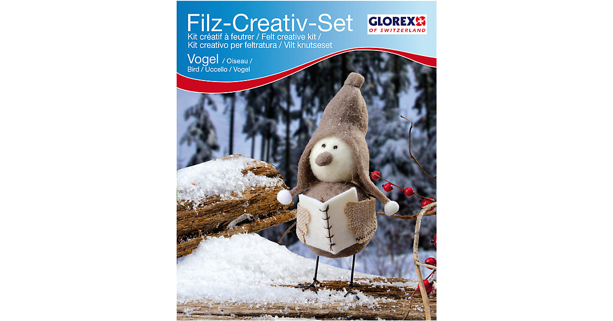 Filz-Kreativset Vogel