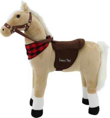Sweety Toys 5048 Plüsch Pferd XXL Riesen Stehpferd Reitpferd "Chocolate" 