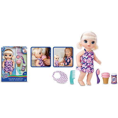 Интерактивная кукла Baby Alive Малышка с мороженным от Hasbro