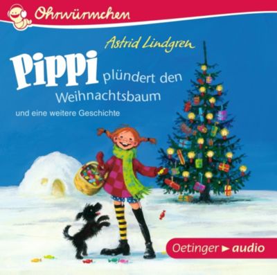 Image of Ohrenwürmchen: Pippi plündert den Weihnachtsbaum und eine weitere Geschichte, 1 Audio-CD Hörbuch