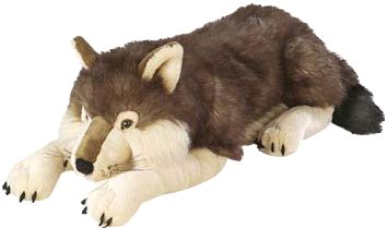 Plüschtier Wolf heulend 20 cm Wölfe Stofftier Stofftiere Kuscheltiere Tier Tiere 