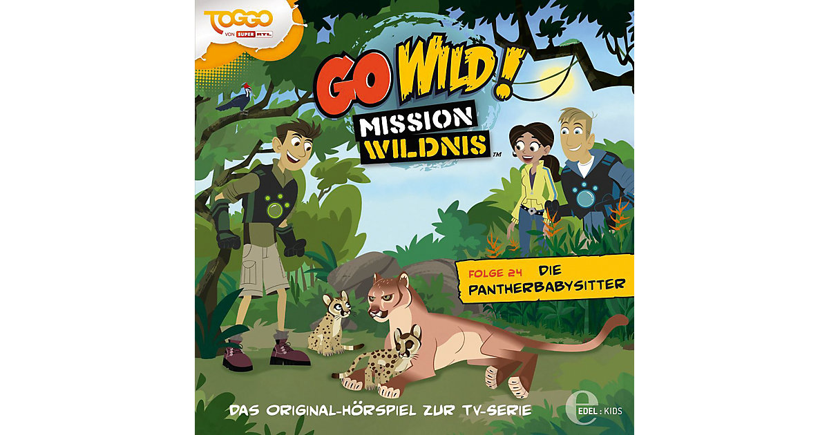 CD Go Wild! Mission Wildnis 24 - Die Pantherbabysitter Hörbuch