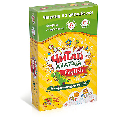 Развивающая игра "Читай-Хватай English" Банда Умников