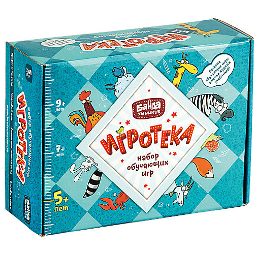 Развивающая игра "Игротека 5+" Банда Умников (4 игры)