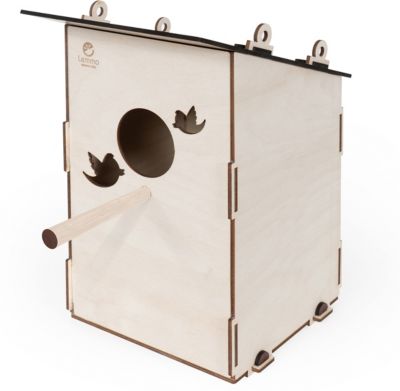 Деревянный  3D конструктор "Скворечник", Lemmo