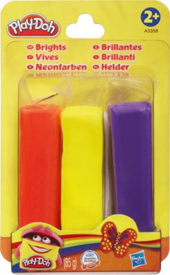 Набор пластилина, 3 цвета, A3357/A3358, Play-Doh, Hasbro