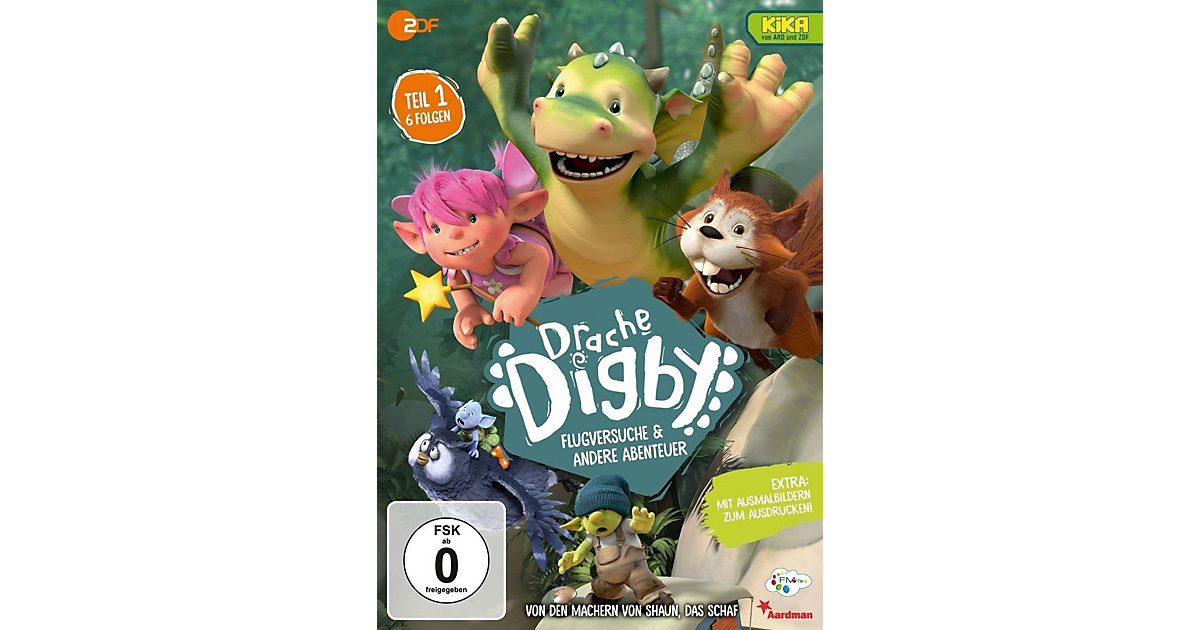 DVD Drache Digby Staffel 1 - Flugversuche & andere Abenteuer Hörbuch