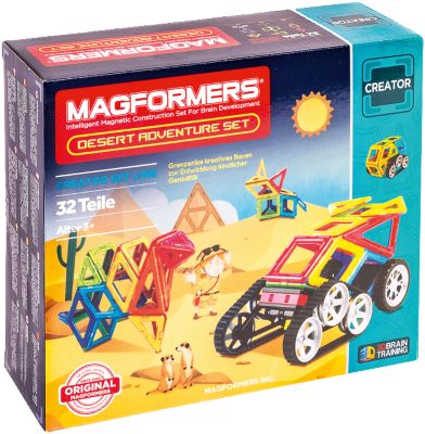 Magformers Creator Wste Abenteuer Set 32T bunt + Booklet