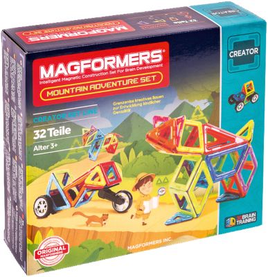 Magformers Creator Bergwelt Abenteuer 32T bunt + Booklet