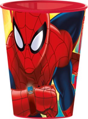 Стакан пластиковый 260 мл., Человек Паук красная паутина