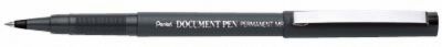 Роллер DOCUMENT PEN одноразазовая черные чернила 0,5 мм в блистере Pentel