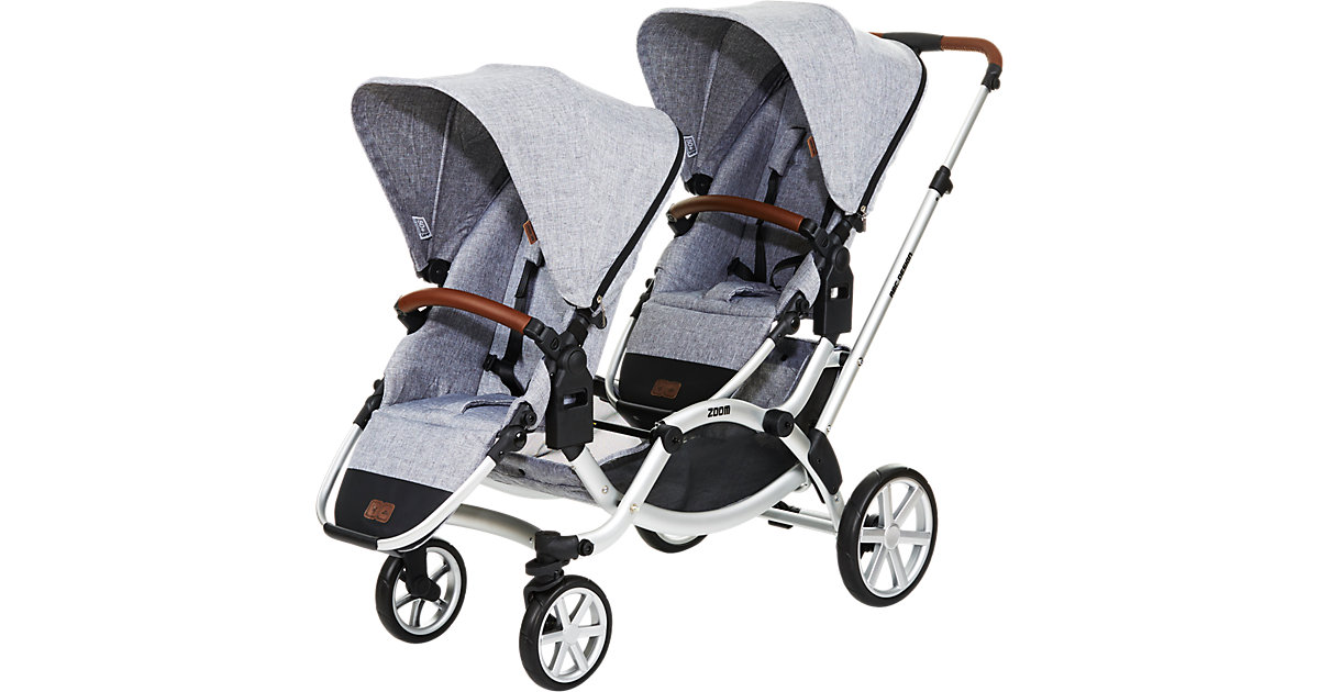 ABC-Design · Zwillings-und Geschwisterwagen Zoom, graphite grey, 2018 ABC-Design · Zwillings-und Geschwisterwagen Zoom, graphite grey, 2018