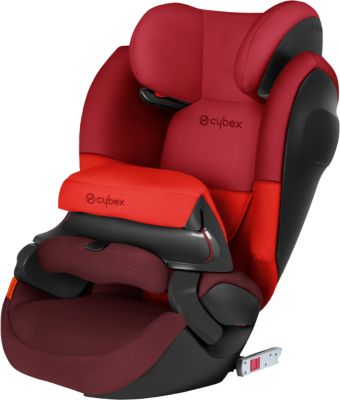 Auto-Kindersitz Pallas M-Fix SL, Silver-Line, Rumba Red-Dark Red rot Gr. 9-36 kg