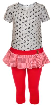 Комплект: туника и бриджи M&D для девочки