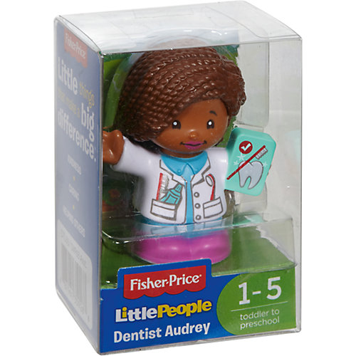 Базовая фигурка Fisher-Price Little People Дантист Audrey от Mattel
