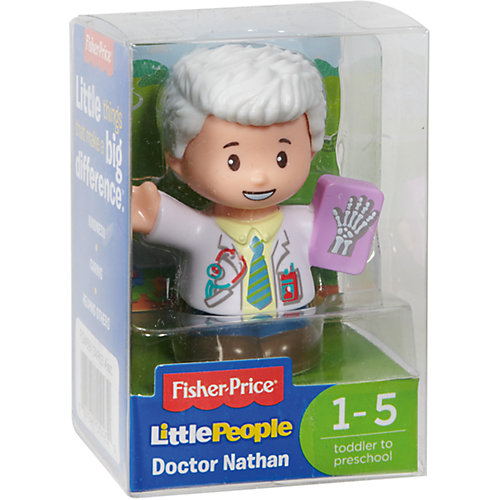 Базовая фигурка Fisher-Price Little People Доктор Nathan от Mattel