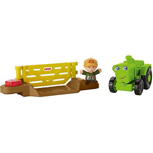 Транспортное средство Fisher-Price Little People Helpful Harvester Tractor от Mattel