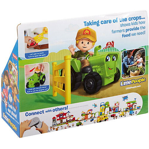 Транспортное средство Fisher-Price Little People Helpful Harvester Tractor от Mattel