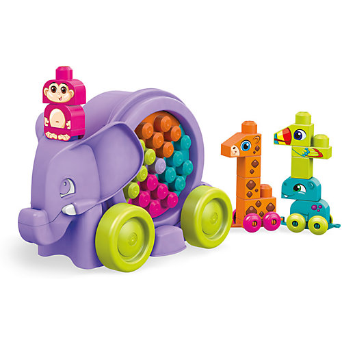 Конструктор Mega Bloks "Неуклюжий слон", фиолетовый от Mattel