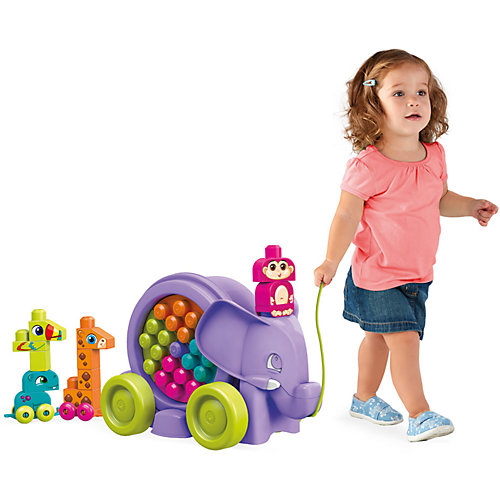 Конструктор Mega Bloks "Неуклюжий слон", фиолетовый от Mattel