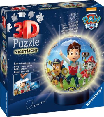 Ravensburger Minions 72 Teile 3D Puzzle Ball Nachtlicht mit LED Kinder Spielzeug 