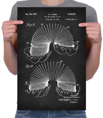 Пружинка металлическая серебрянная,Slinky