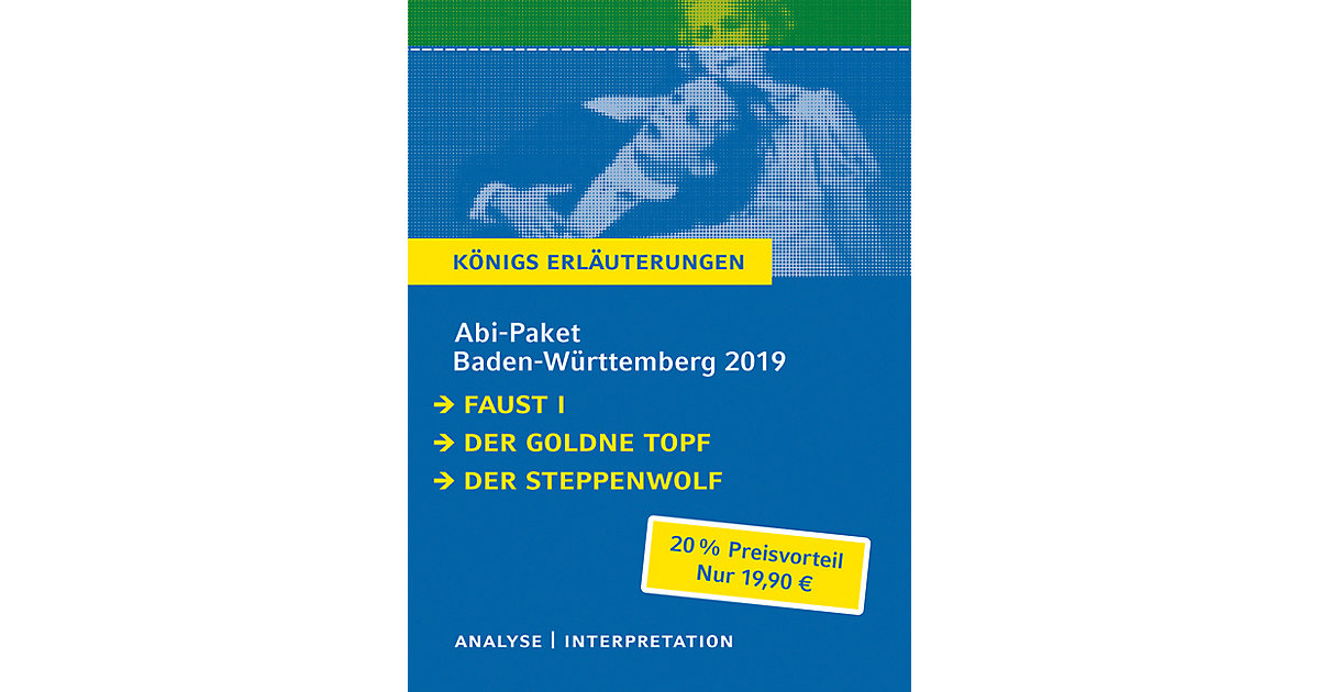 Buch - Abi-Paket Baden-Württemberg 2019: Faust I, Der goldne Topf, Der Steppenwolf, 3 Bände