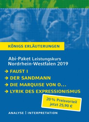 Buch - Abi-Paket Leistungskurs Nordrhein-Westfalen 2019 - Königs Erläuterungen, 4 Bände