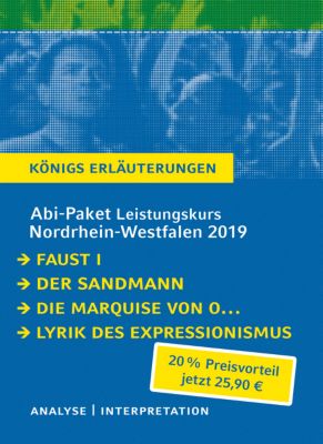 Buch - Abi-Paket Leistungskurs Nordrhein-Westfalen 2019 - K�nigs Erl�uterungen, 4 B�nde