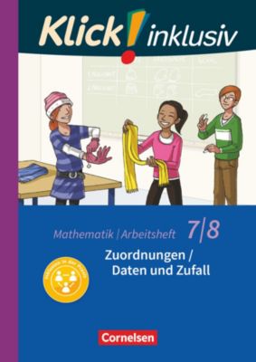 Buch - Klick! inklusiv: 7./8. Schuljahr - Zuordnungen / Daten und Zufall
