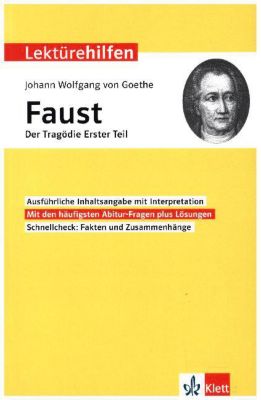 Buch - Lektürehilfen Johann Wolfgang von Goethe ´´Faust - Der Tragödie erster Teil´´