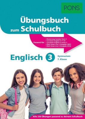 Buch - PONS �bungsbuch zum Schulbuch Englisch 3 Gymnasium 7. Klasse
