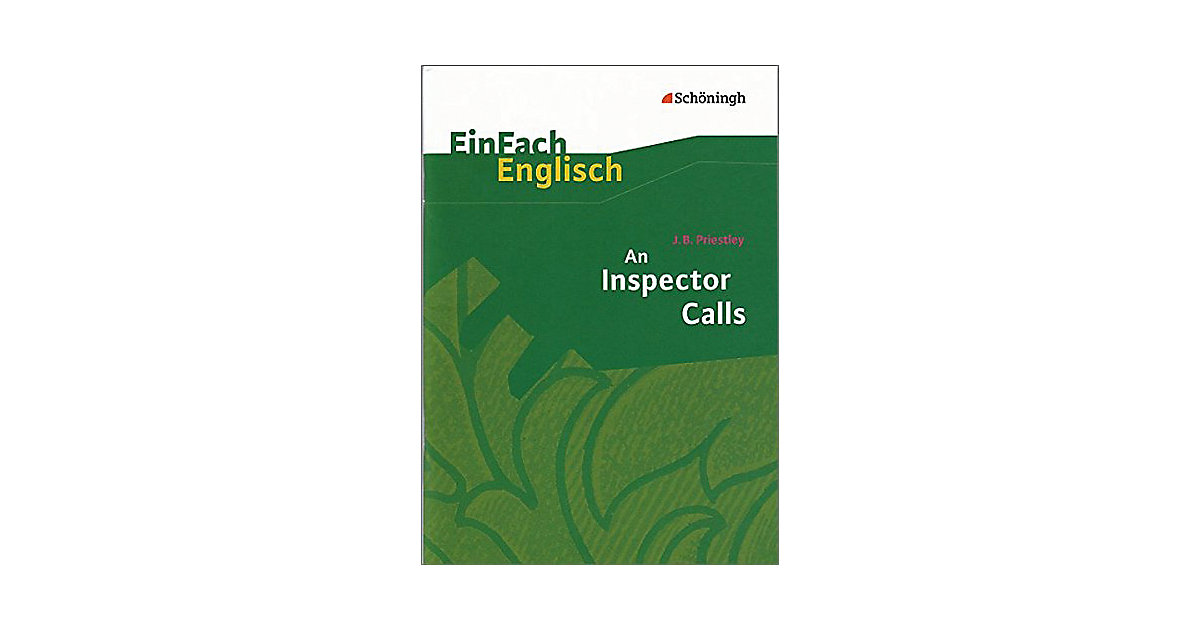 Buch - An Inspector Calls