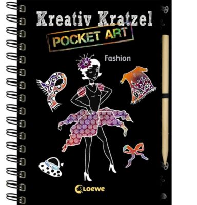 Buch - Kreativ-Kratzel Pocket Art: Fashion
