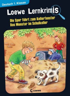 Buch - Loewe Lernkrimis: Die Spur f�hrt zum Kellerfenster / Das Monster im Schulkeller