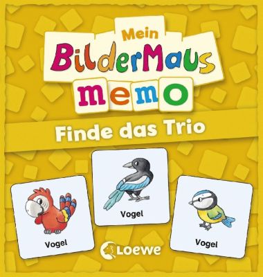 Buch - Mein Bildermaus-Memo: Finde das Trio (Kinderspiel)