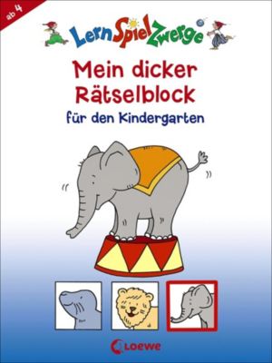 Buch - LernSpielZwerge: Mein dicker R�tselblock den Kindergarten Kinder