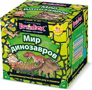 Настольная игра Сундучок знаний "Мир динозавров" BrainBox