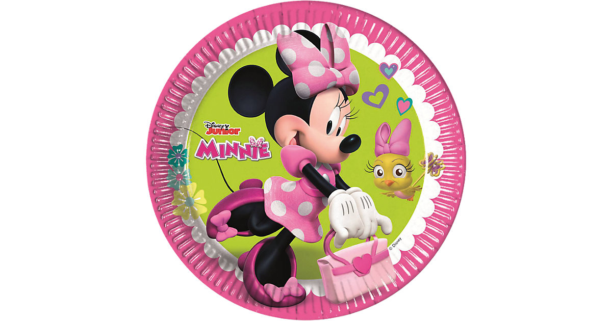Pappteller Minnie Happy Helpers 23 cm, 8 Stück