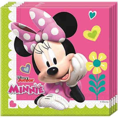 Servietten zweilagig Minnie Happy Helpers 33 x 33 cm, 20 Stück