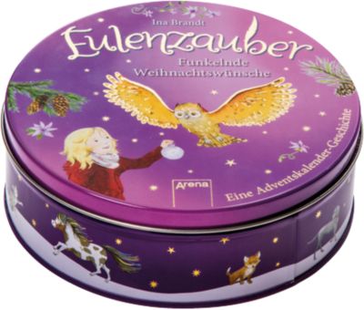 Buch - Eulenzauber: Funkelnde Weihnachtswnsche, Metalldose mit 24 Geschichten