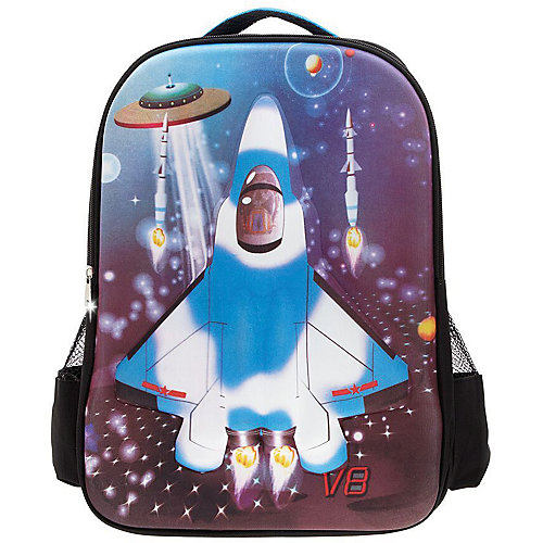 Рюкзак "Самолет", цвет черный с синим от 3D Bags