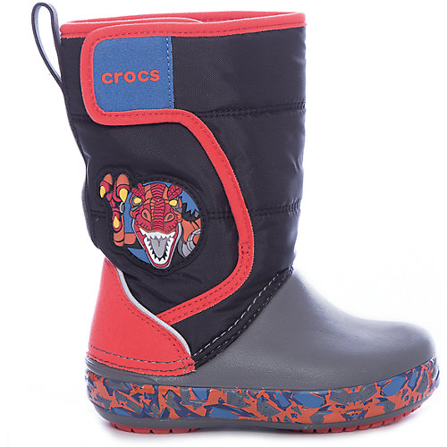 Сноубутсы CROCS CROCSLodgePt Lights RoboRex - черный от crocs