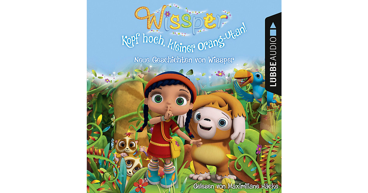 Wissper - Kopf hoch, kleiner Orang-Utan: Neue Geschichten von Wissper, 1 Audio-CD Hörbuch