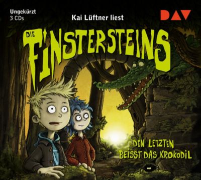 Die Finstersteins: Den Letzten beit das Krokodil!, 3 Audio-CDs Hrbuch