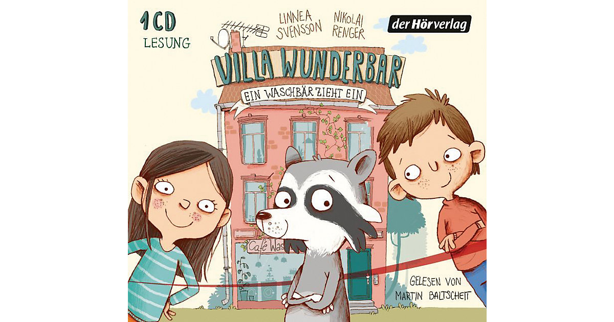 Villa Wunderbar: Ein Waschbär zieht ein, 1 Audio-CD Hörbuch