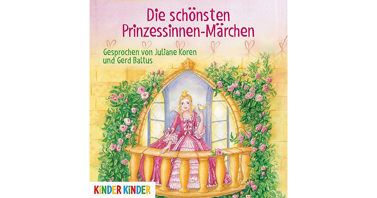 Die schönsten Prinzessinnen-Märchen, 1 Audio-CD Hörbuch